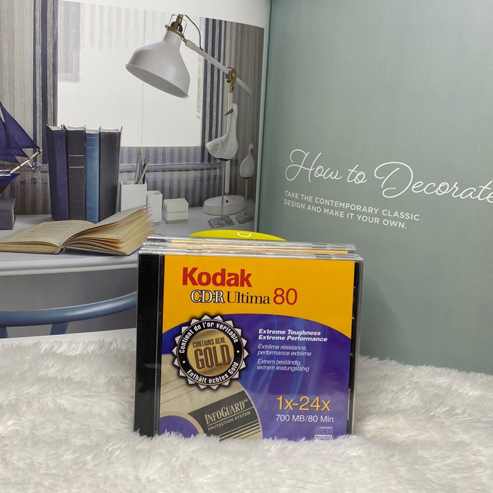 Kodak CD-R Gold Ultima With InfoGuard 700MB/80MIN Lot of 4